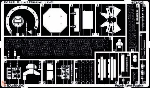 Eduard Accessories 1:35 M-1A1 Abrams Fotoätzsatz