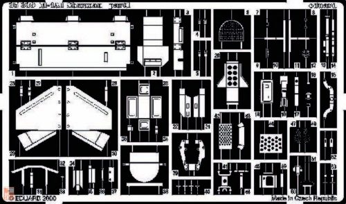 Eduard Accessories 1:35 M-4A1 Sherman Fotoätzsatz