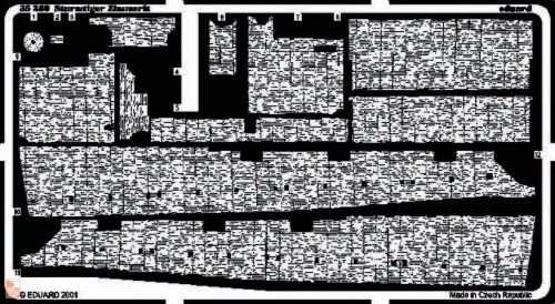 Eduard Accessories 1:35 Sturmtiger Zimmerit für Tamiya Bausatz