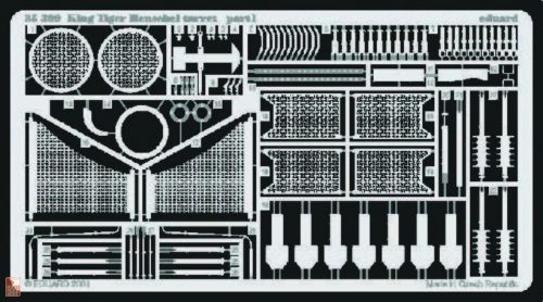 Eduard Accessories 1:35 Königstiger mit Henschelturm Fotoätzsatz