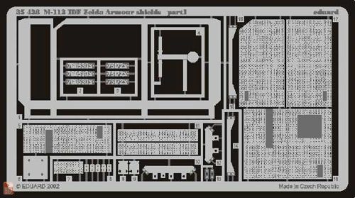 Eduard Accessories 1:35 M-113 IDF Zelda Schürzen Fotoätzsatz