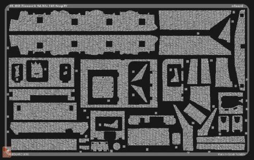 Eduard Accessories 1:35 SD.KFZ. 163 Sturmgeschütz IV Zimmerit Fotoätzsatz