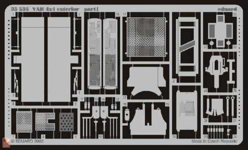 Eduard Accessories 1:35 VAB 4x4 exterior