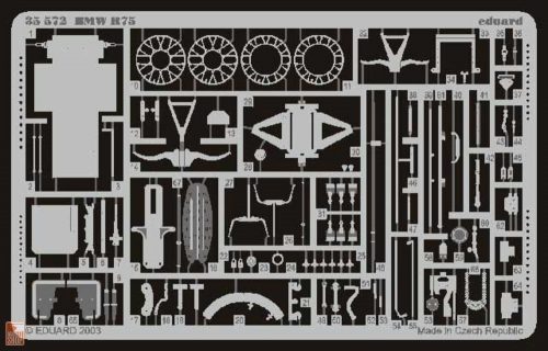 Eduard Accessories 1:35 BMW R75 / Zünddapp KS750 Fotoätzsatz