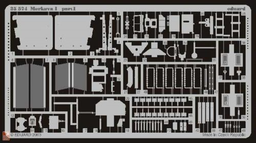 Eduard Accessories 1:35 Merkava I Fotoätzsatz