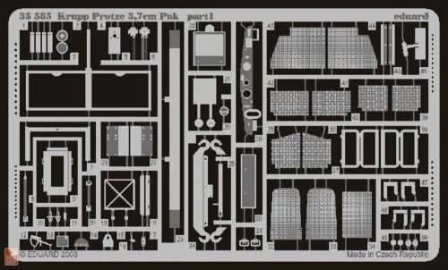 Eduard Accessories 1:35 Krupp Protze Kfz. 69 mit 3,7 cm Pak für Tamiya Bausatz 35259