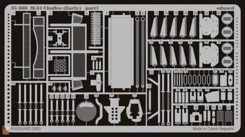 Eduard Accessories 1:35 M-24 Chaffee frühe Version Fotoätzsatz