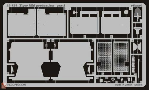 Eduard Accessories 1:35 SD.Kfz 181 Tiger I Detailsatz Außen