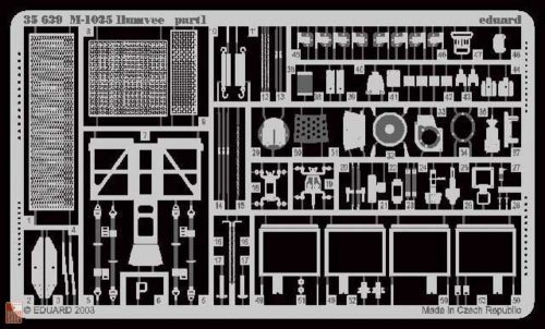 Eduard Accessories 1:35 Hummer M 1025 Humvee Fotoätzsatz