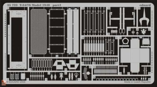 Eduard Accessories 1:35 T-34/76 Model 1940 für Dragon Bausatz