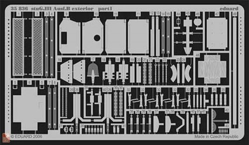 Eduard Accessories 1:35 StuG.III Ausf.B exterior für Tamiya Bausatz