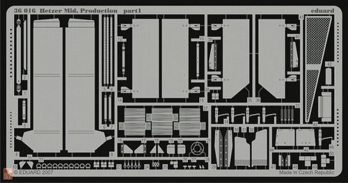 Eduard Accessories 1:35 Hetzer Mid. Production für Tamiya Bausatz