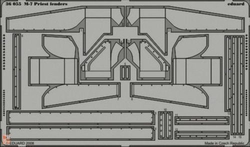Eduard Accessories 1:35 M-7 Priest fenders für Academy Bausatz