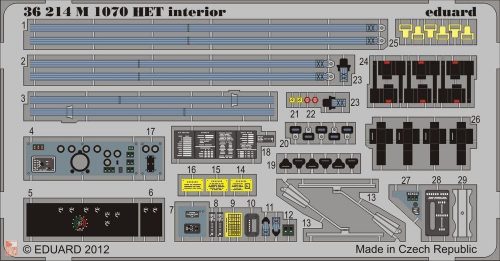 Eduard Accessories 1:35 M 1070 HET interior for Hobby Boss