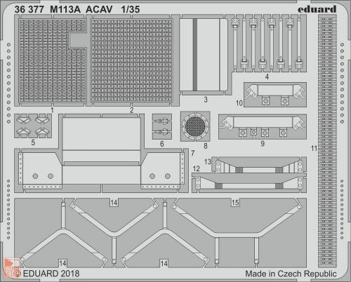 Eduard Accessories 1:35 M113A ACAV for AFV Club