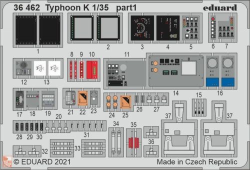 Eduard Accessories 1:35 Typhoon K 1/35 for ZVEZDA