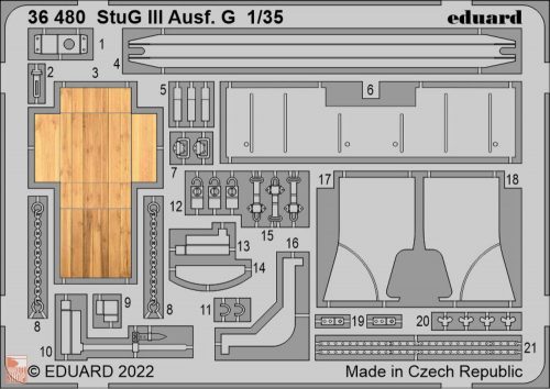 Eduard Accessories 1:35 StuG III Ausf. G 1/35