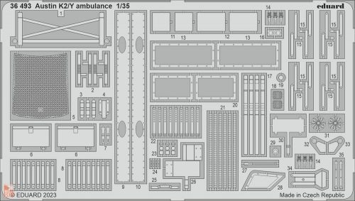 Eduard Accessories 1:35 Austin K2/Y ambulance for AIRFIX