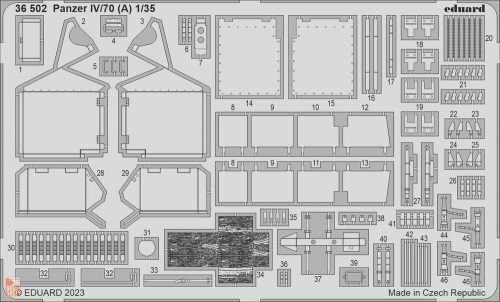 Eduard Accessories 1:35 Panzer IV/70 (A) 1/35 TAMIYA