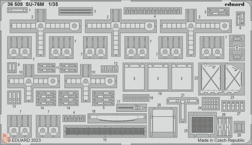 Eduard Accessories 1:35 SU-76M 1/35 ZVEZDA