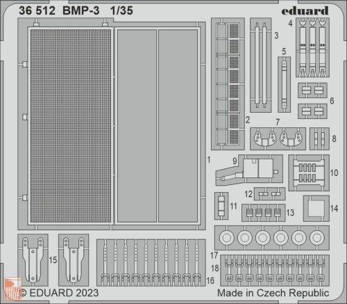 Eduard Accessories 1:35 BMP-3 1/35