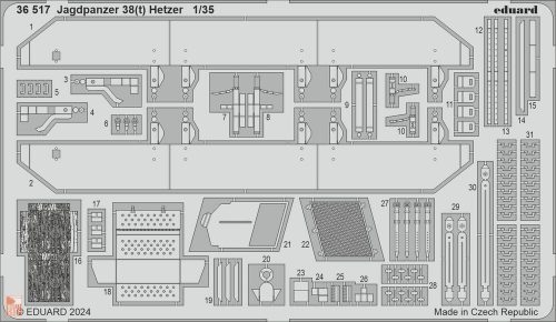 Eduard Accessories 1:35 Jagdpanzer 38(t) Hetzer 1/35 TAKOM