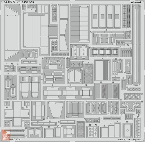 Eduard Accessories 1:35 Sd.Kfz. 250/1 1/35