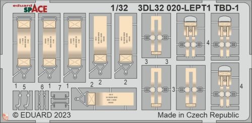 Eduard Accessories 1:32 TBD-1 SPACE 1/32 TRUMPETER