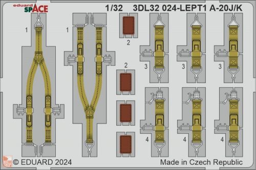 Eduard Accessories 1:32 A-20J/K SPACE  HKM