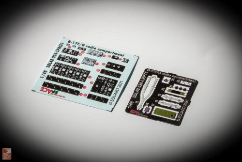 Eduard Accessories 1:48 B-17F/G radio compartment SPACE 1/48 for HKM