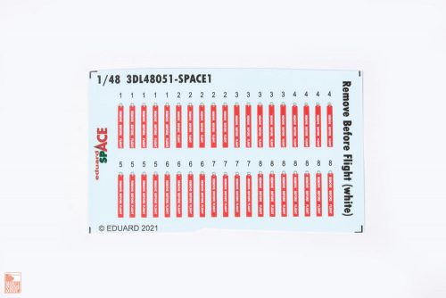 Eduard Accessories 1:48 Remove Before Flight (white) SPACE