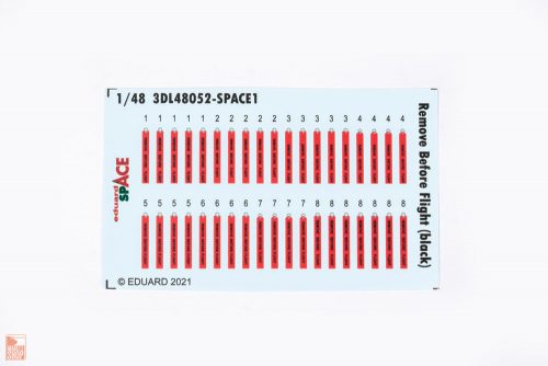 Eduard Accessories 1:48 Remove Before Flight (black) SPACE