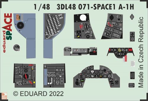 Eduard Accessories 1:48 A-1H SPACE 1/48