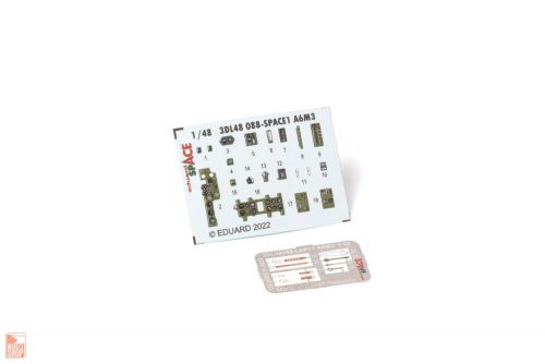 Eduard Accessories 1:48 A6M3 SPACE for EDUARD