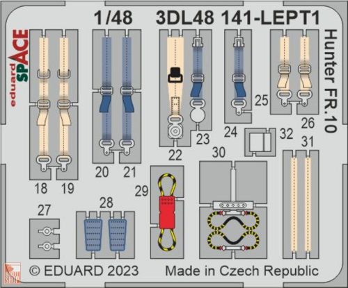 Eduard Accessories 1:48 Hunter FR.10 SPACE 1/48 AIRFIX