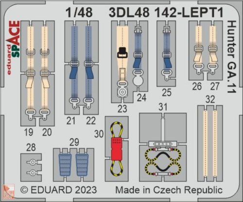 Eduard Accessories 1:48 Hunter GA.11 SPACE 1/48 AIRFIX