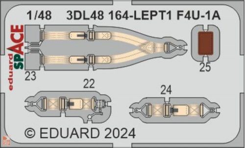 Eduard Accessories 1:48 F4U-1A SPACE 1/48 MAGIC FACTORY