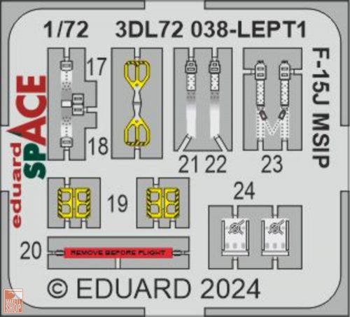 Eduard Accessories 1:72 F-15J MSIP SPACE