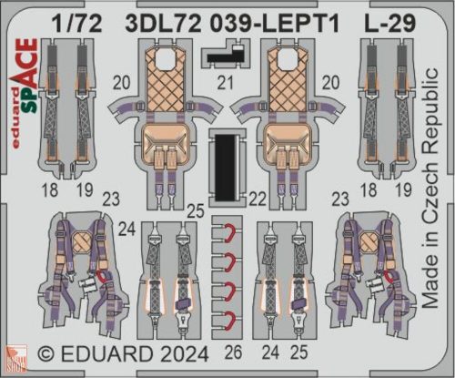 Eduard Accessories 1:72 L-29 SPACE