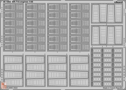 Eduard Accessories 1:48 SR-71A engines for REVELL