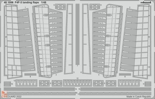 Eduard Accessories 1:48 F4F-3 landing flaps