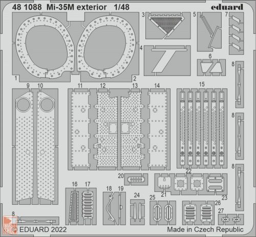 Eduard Accessories 1:48 Mi-35M exterior for ZVEZDA