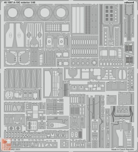 Eduard Accessories 1:48 A-10C exterior for HOBBY BOSS