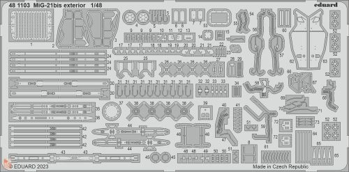 Eduard Accessories 1:48 MiG-21bis exterior EDUARD