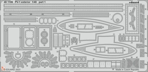 Eduard Accessories 1:48 PV-1 exterior 1/48 ACADEMY