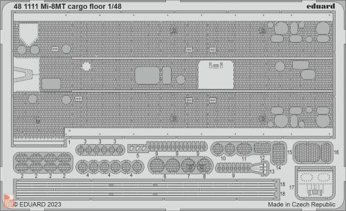 Eduard Accessories 1:48 Mi-8MT cargo floor 1/48 TRUMPETER