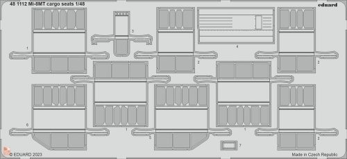 Eduard Accessories 1:48 Mi-8MT cargo seats 1/48 TRUMPETER