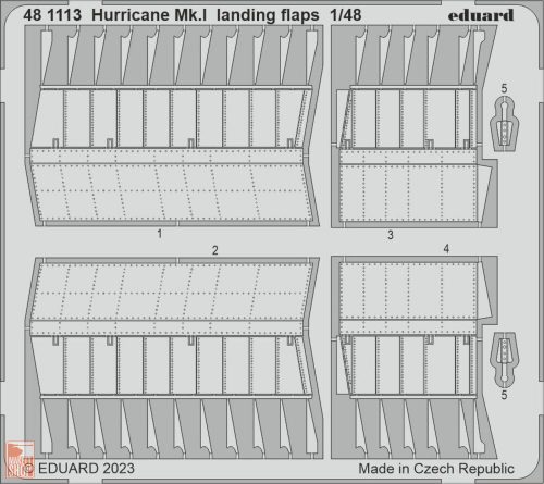 Eduard Accessories 1:48 Hurricane Mk.I landing flaps 1/48 HOBBY BOSS