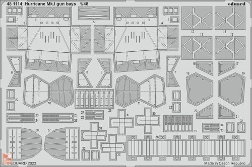 Eduard Accessories 1:48 Hurricane Mk.I gun bays 1/48 HOBBY BOSS