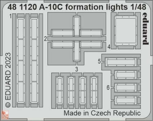 Eduard Accessories 1:48 A-10C formation lights 1/48 ACADEMY